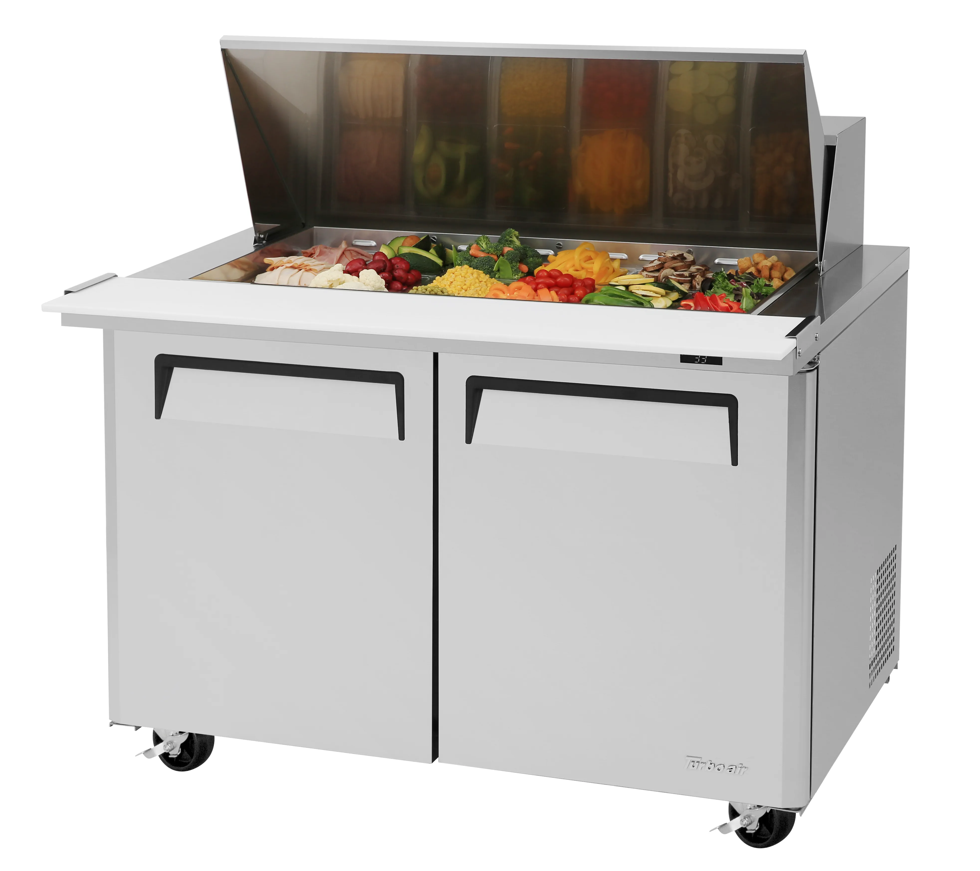 Turbo Air Mst 48 18 N M3 Series Mega Top 2 Door Sandwich Prep Table